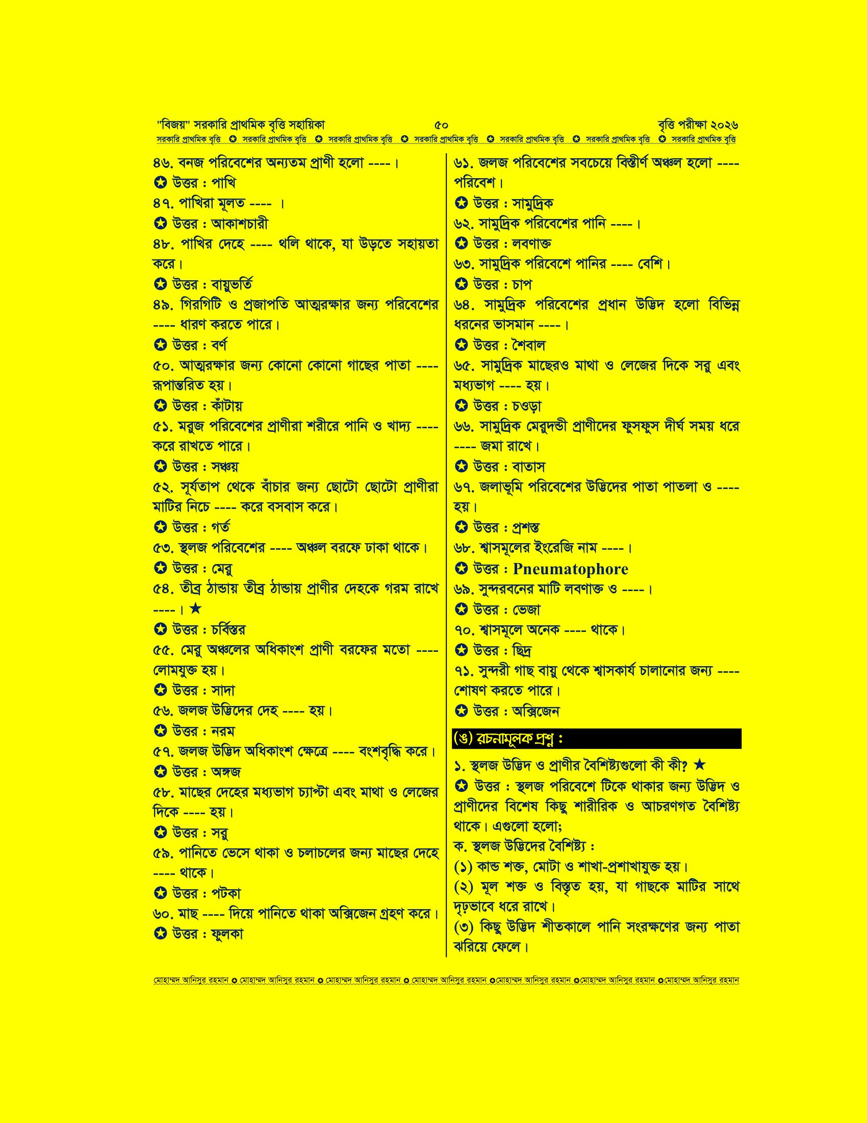 সরকারি প্রাথমিক বৃত্তি সহায়িকা "বিজয়" preview 51
